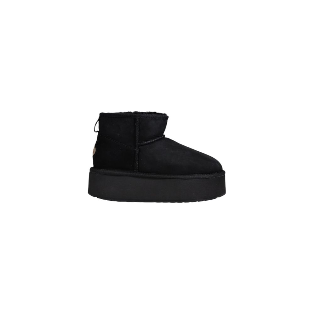 Black Leather Ankle