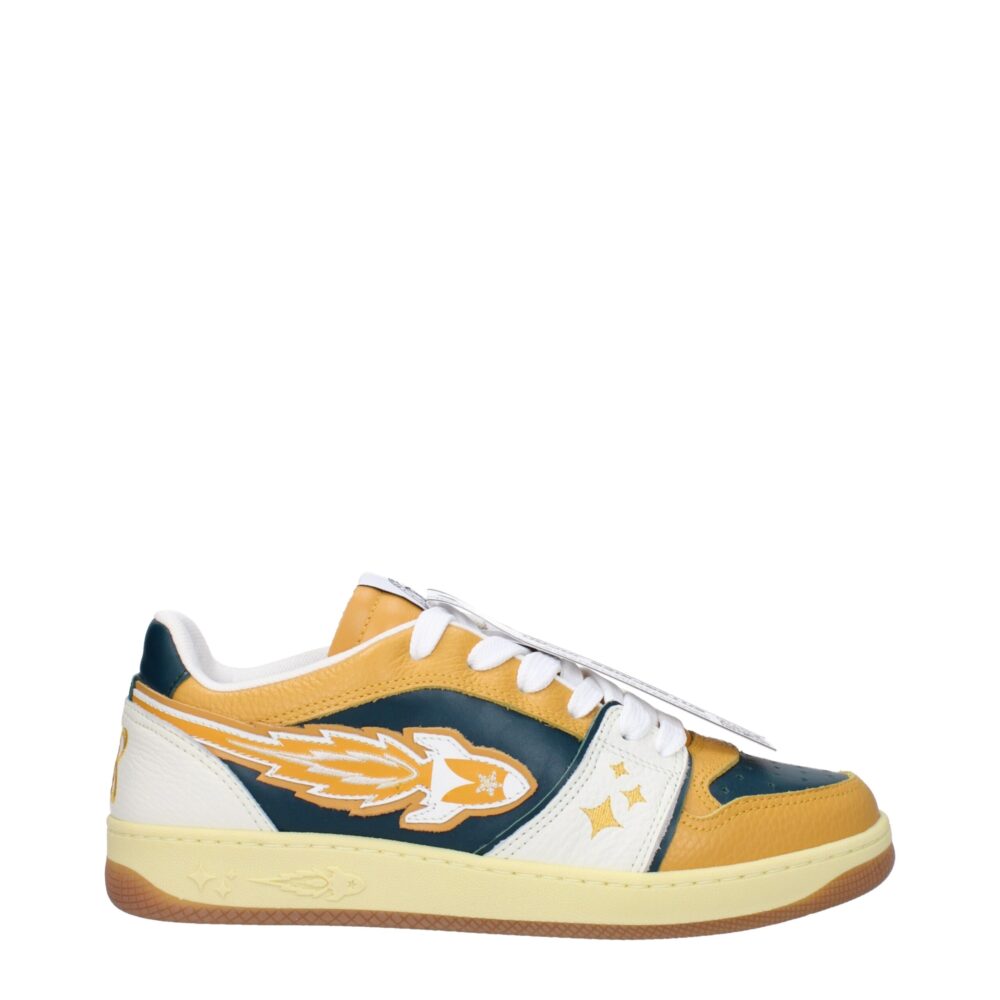 Green Leather Sneakers
