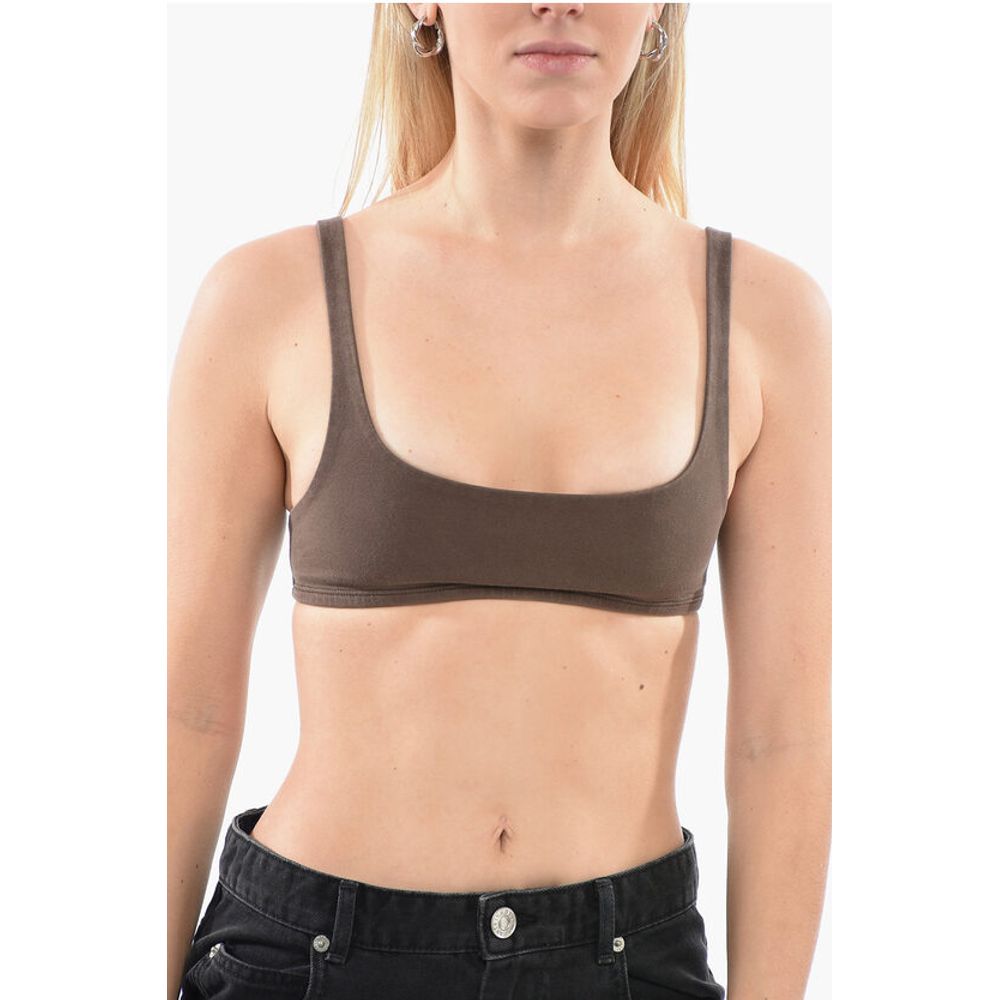 Stretch Cotton Bandeau Bra