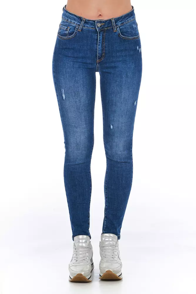 Blue Other Fibres Women Jeans