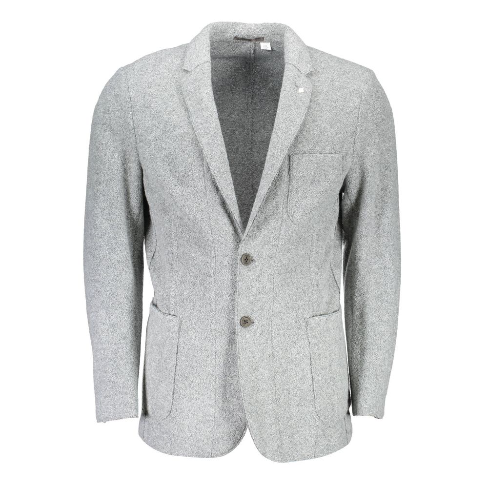 Gray Polyester Jacket