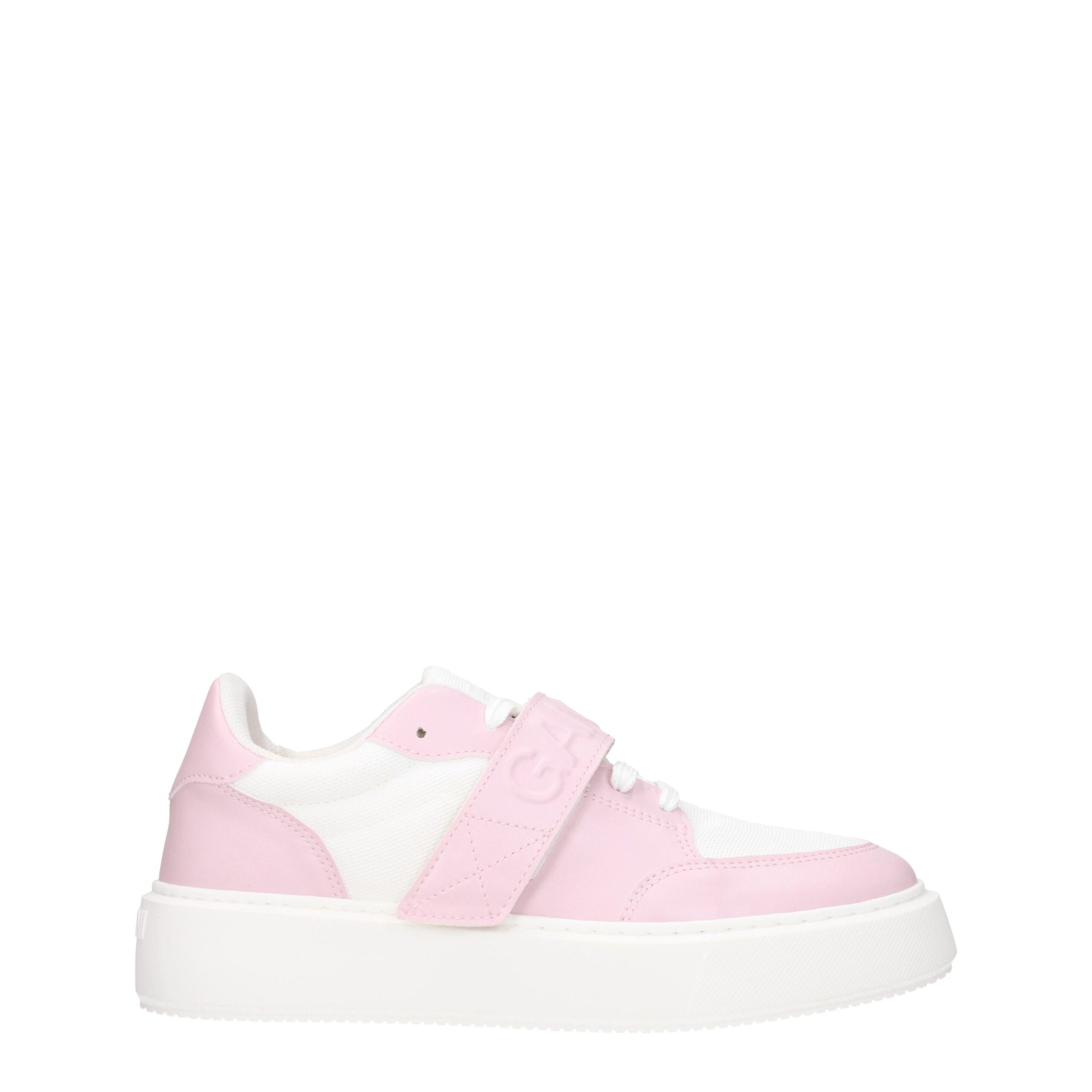 Pink Leather Low Tops