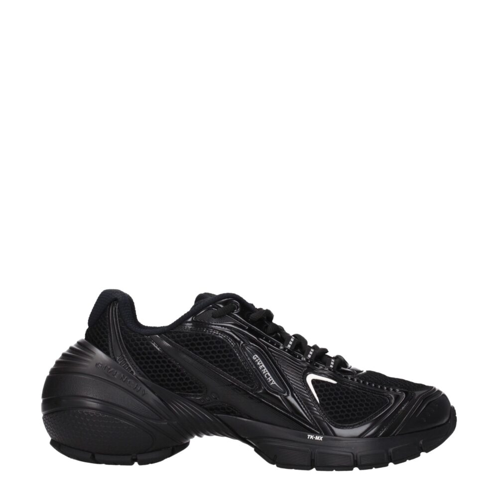 Black Fabric Sneakers