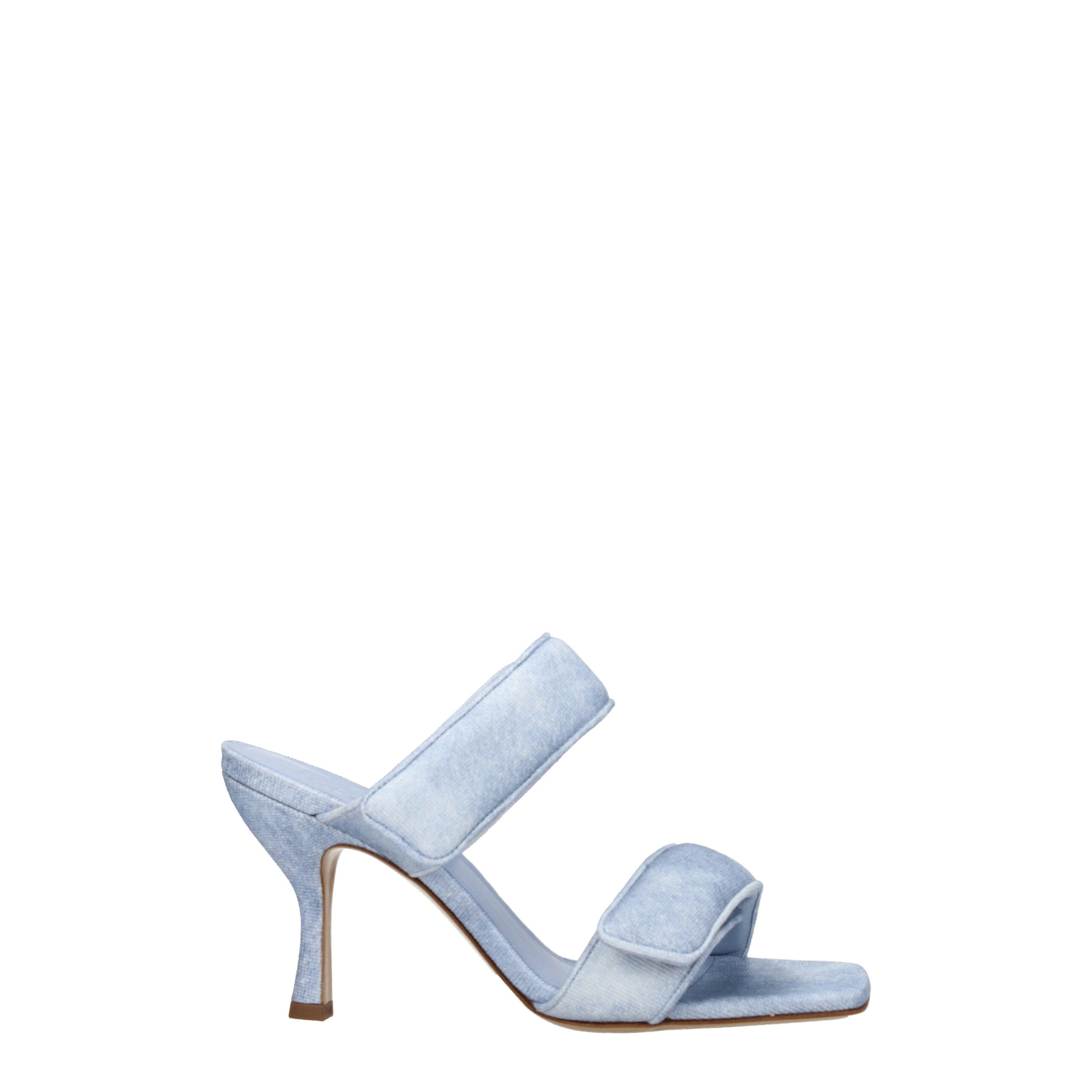 Blue Fabric Sandal