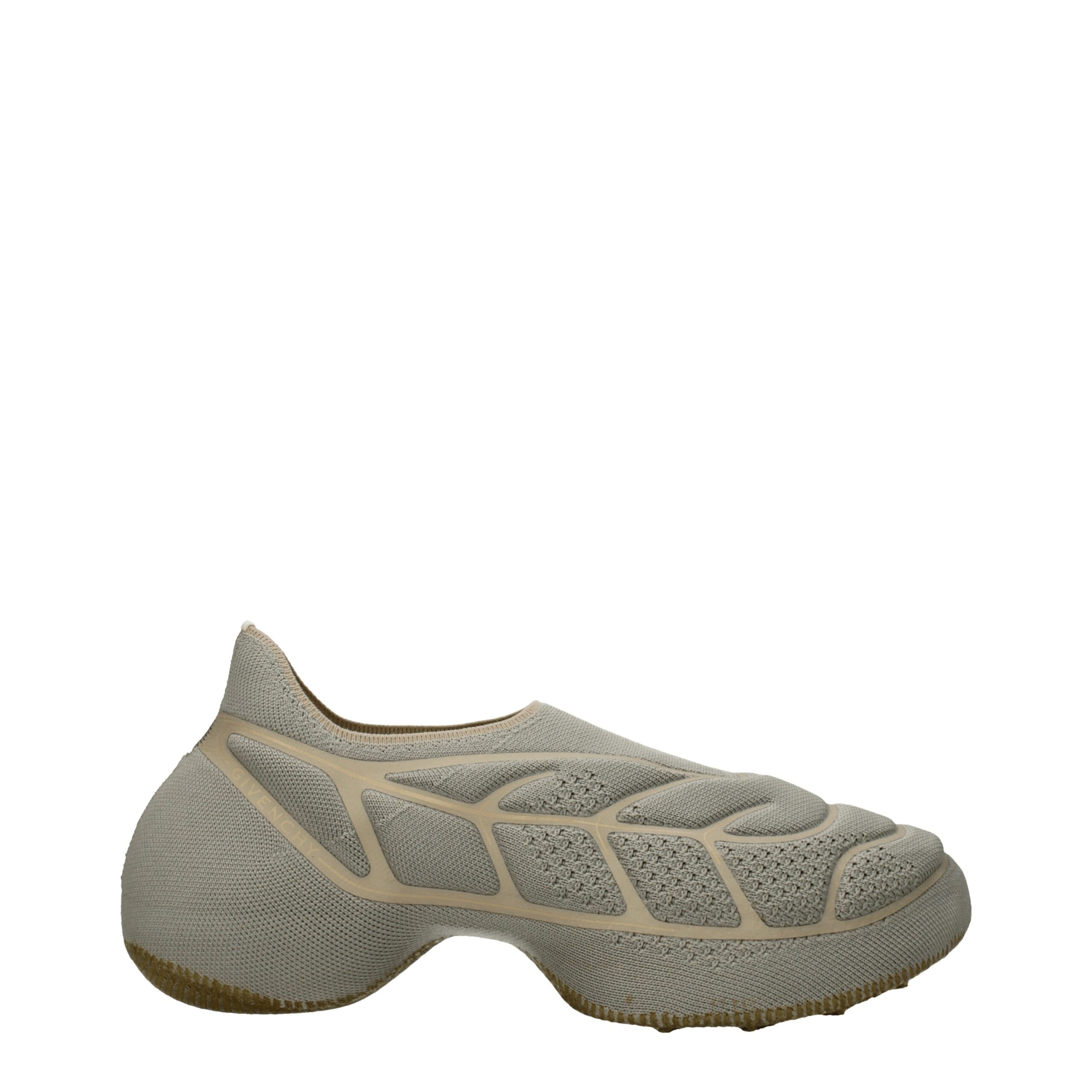 Gray Fabric Athletic Sneakers
