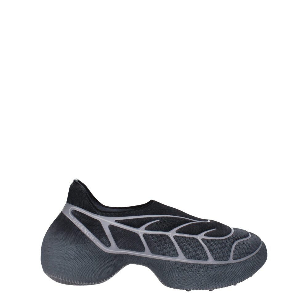 Gray Fabric Sneakers