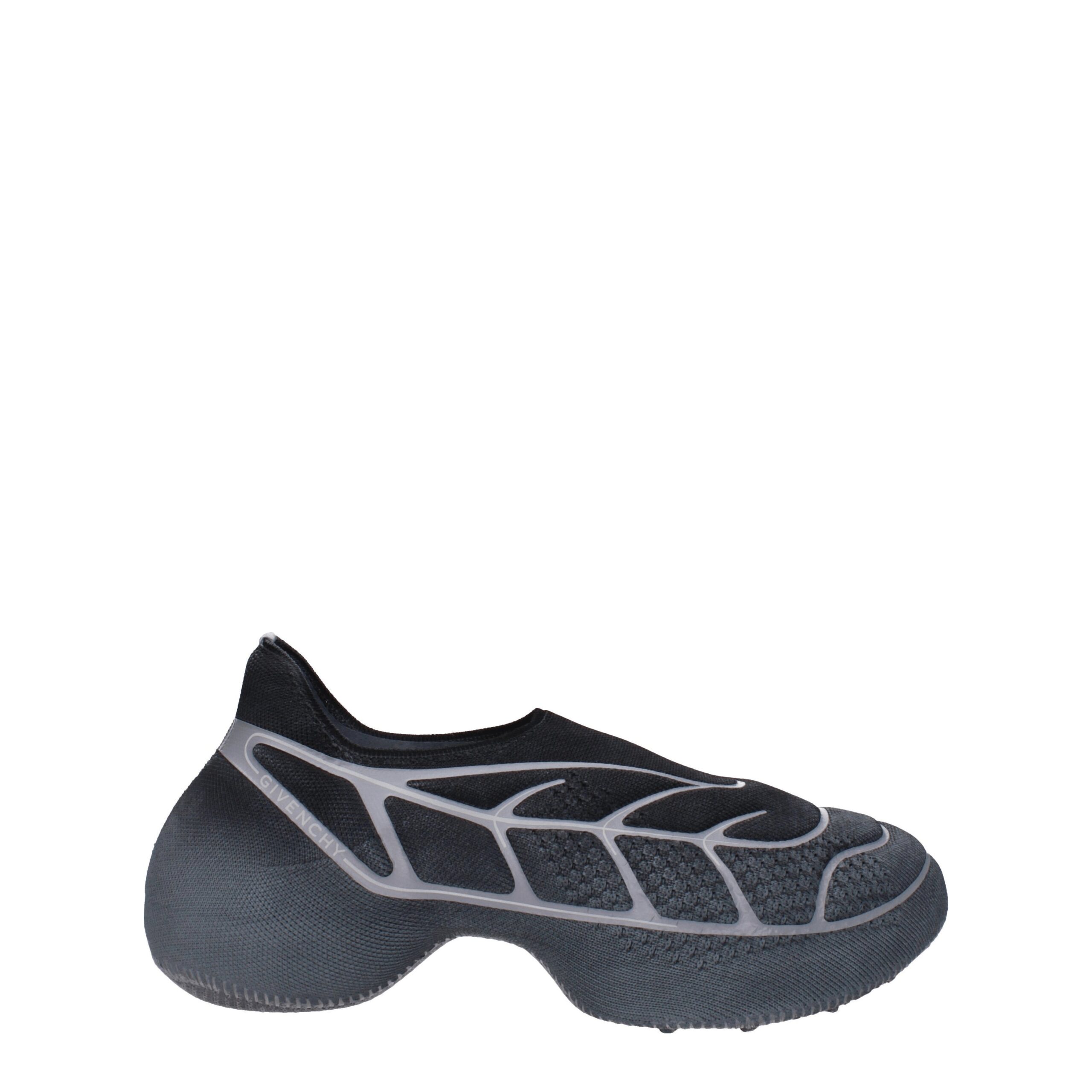 Gray Fabric Sneakers