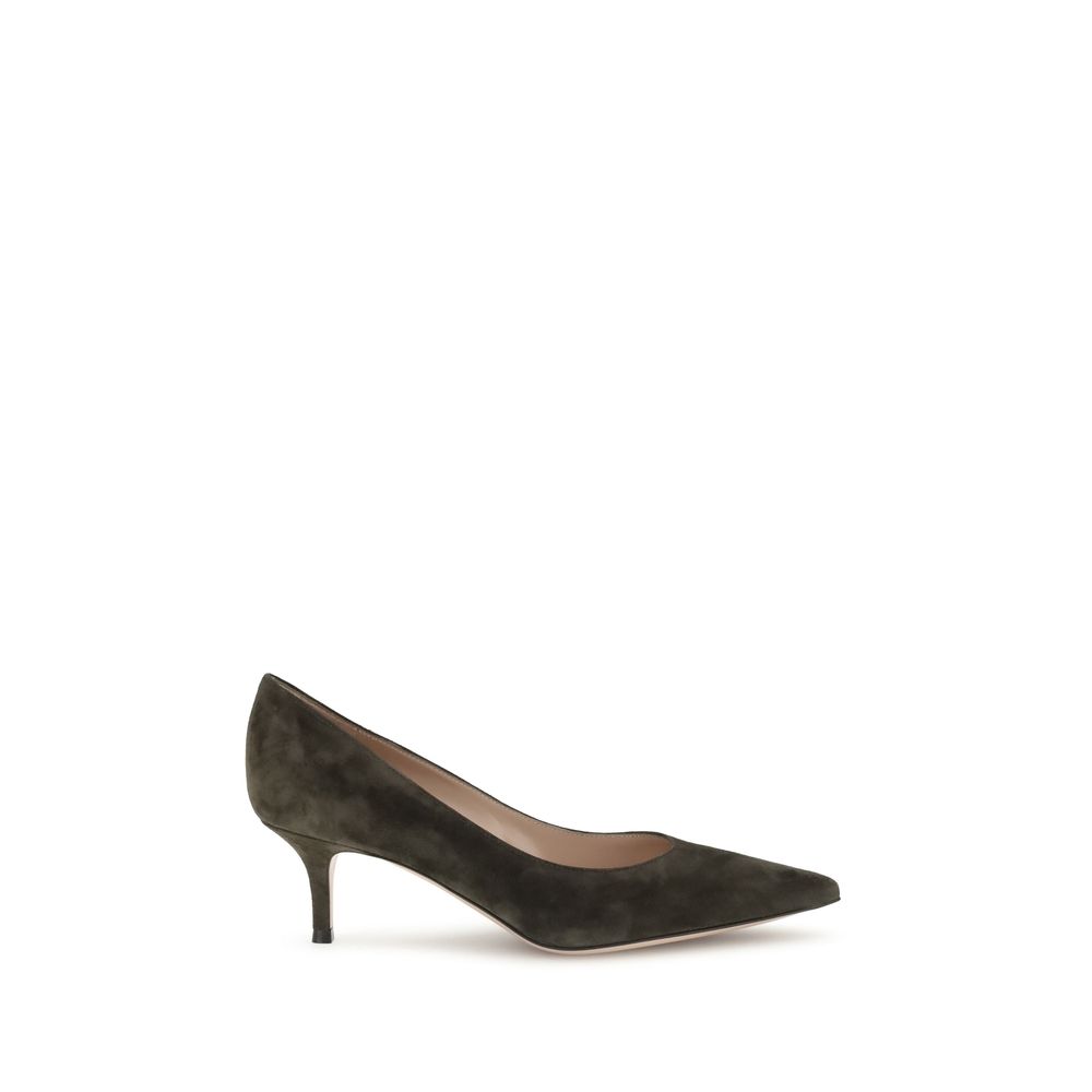 Suede Pumps