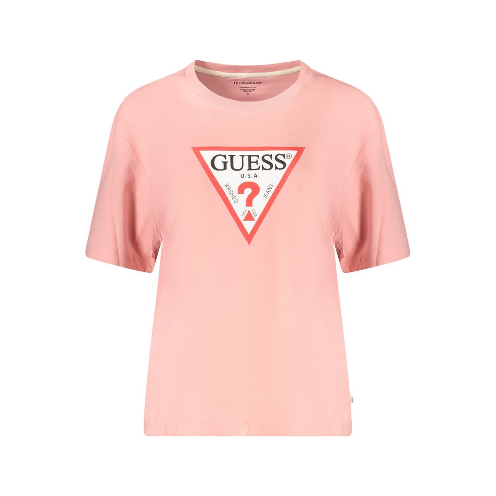 Pink Cotton Tops & T-Shirt
