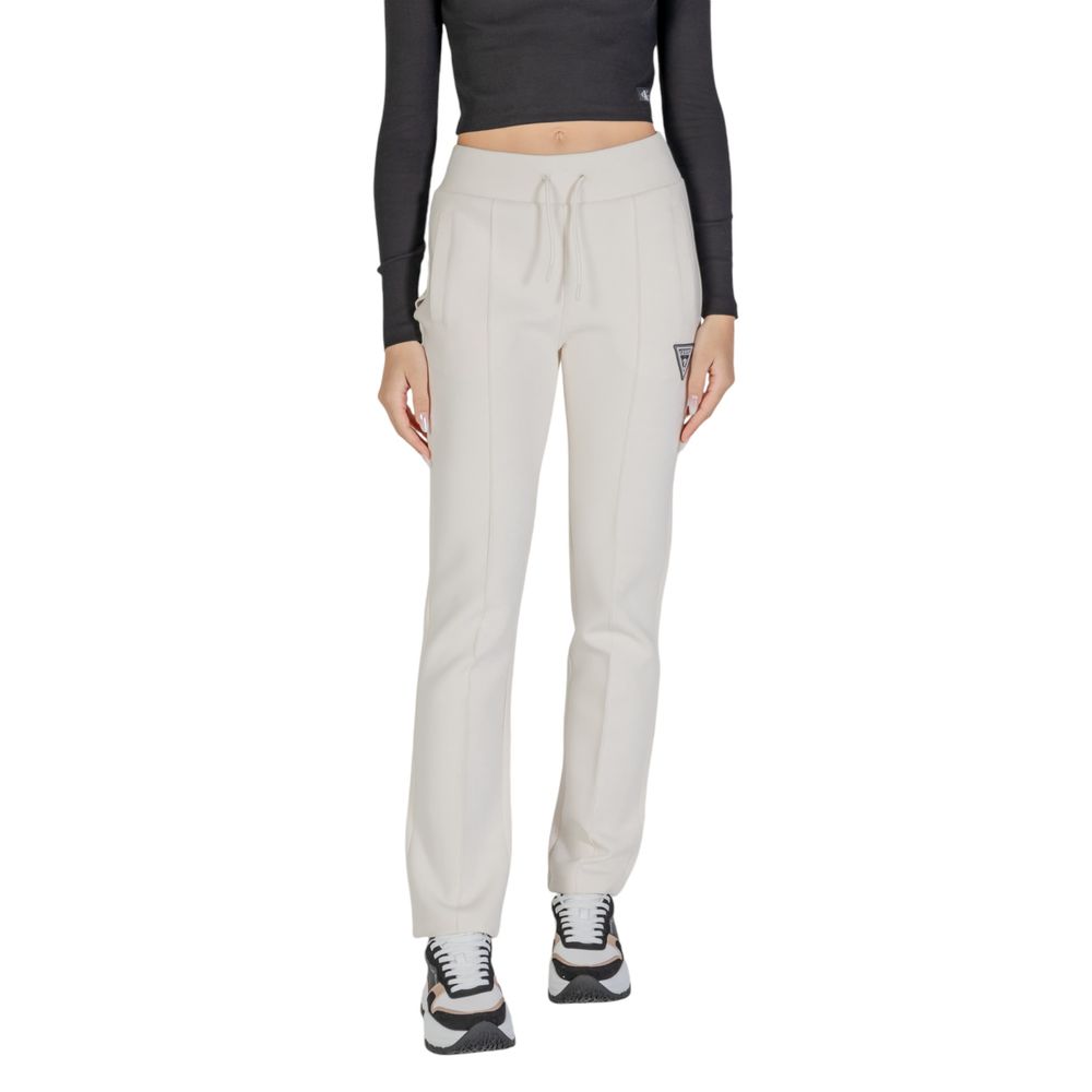 Cream Cotton Joggers Workout Pant