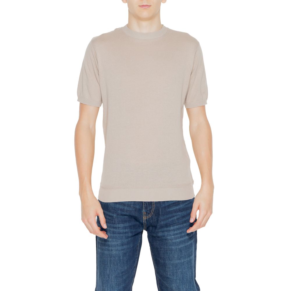Beige Cotton Sweater
