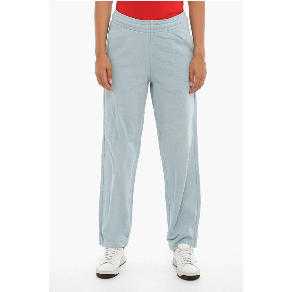 Logo Print Brushed Cotton Joggers