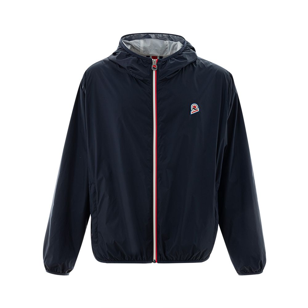 Blue Polyamide Jackets & Coat