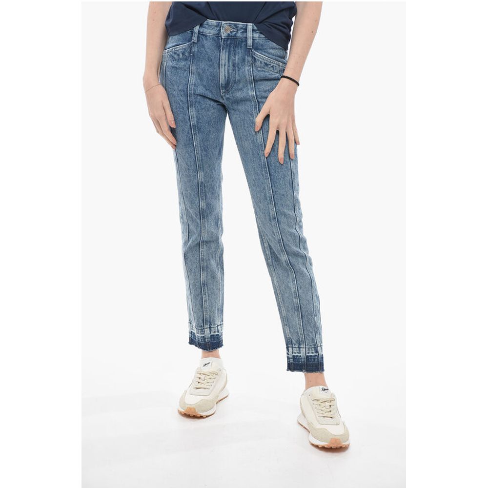ETOILE Stone Washed SULANOA Denims with Vertical Stitchings