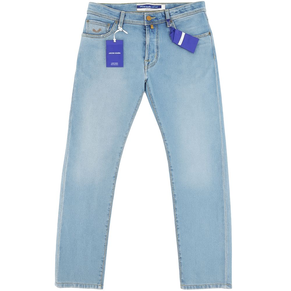 Blue Cotton Jeans & Pant