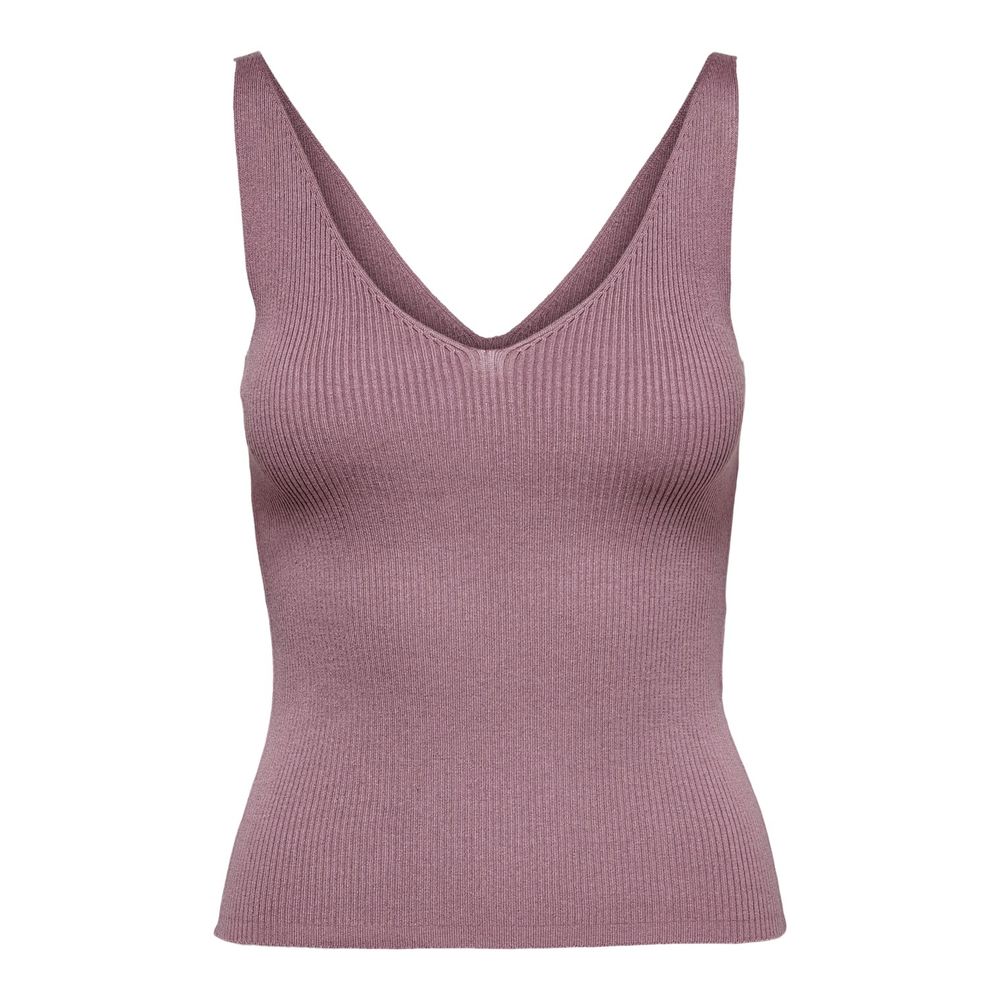 Purple Viscose Tank Top