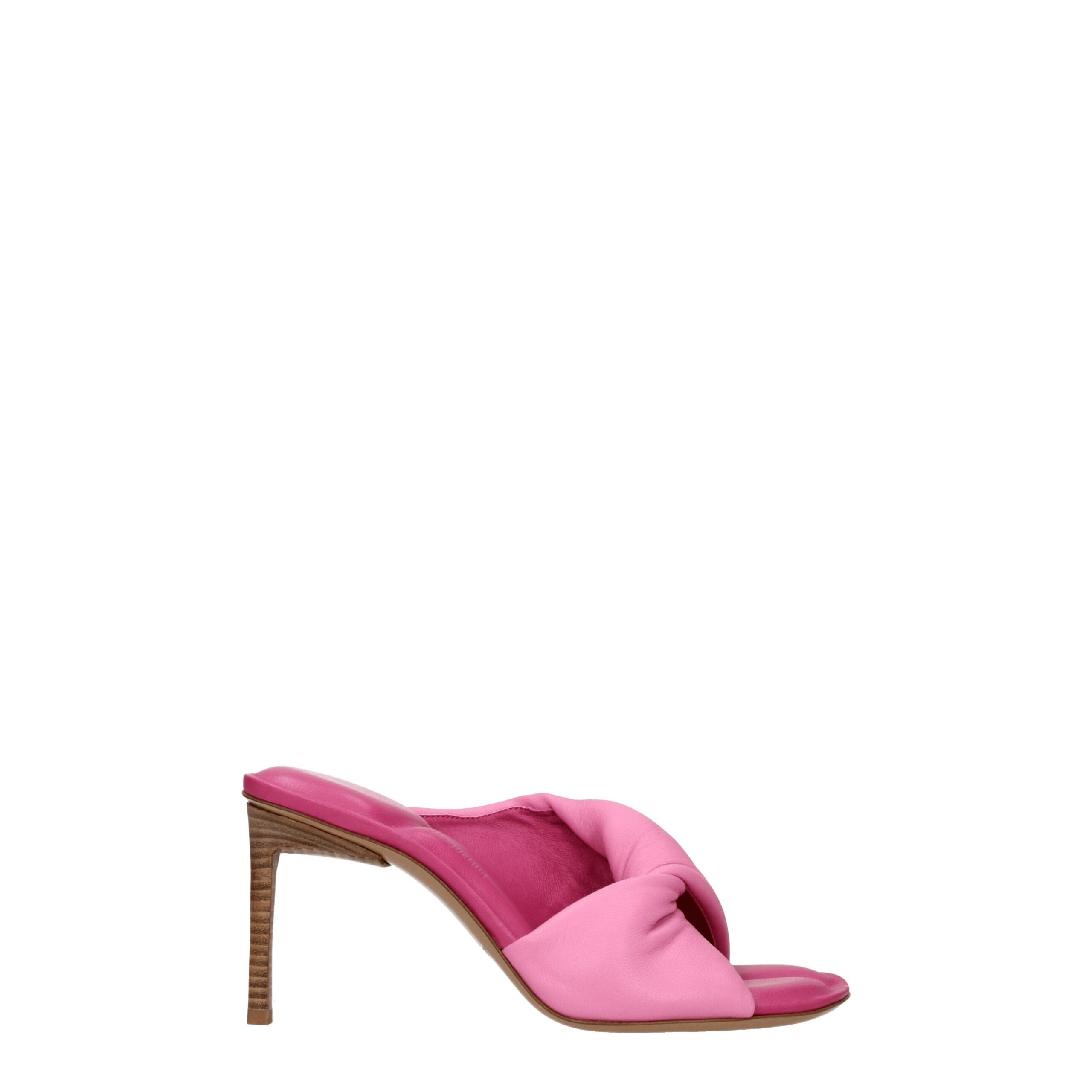 Pink Leather Sandal