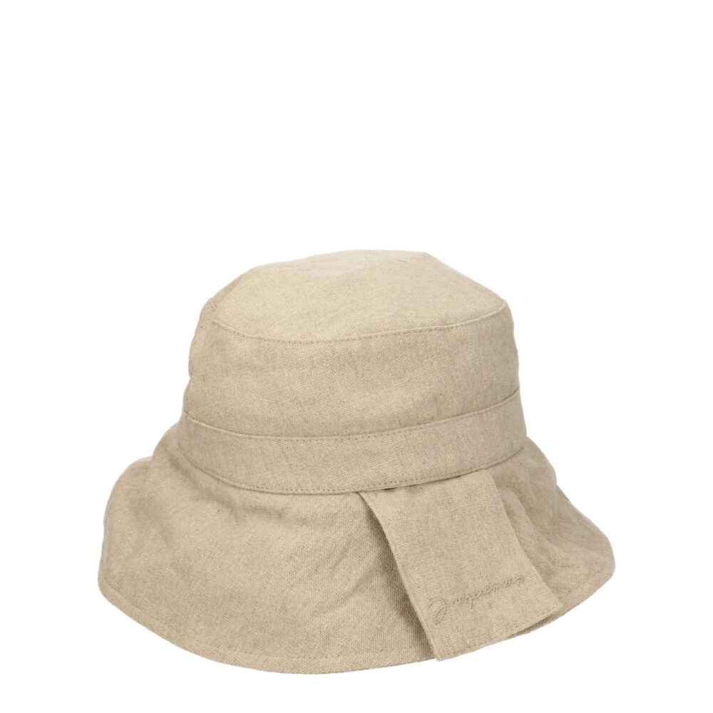 Beige Linen Hat