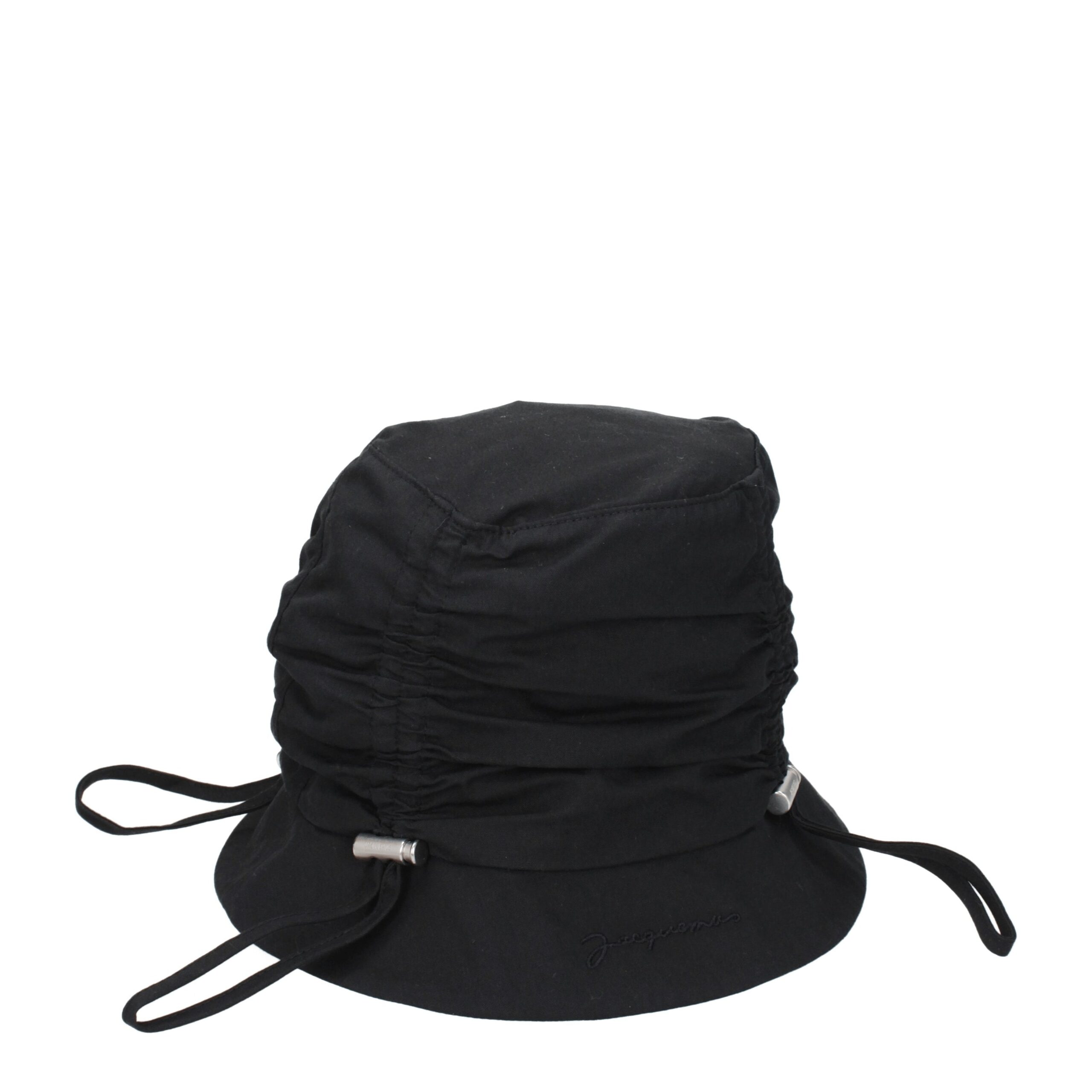 Black Cotton Bucket Hats