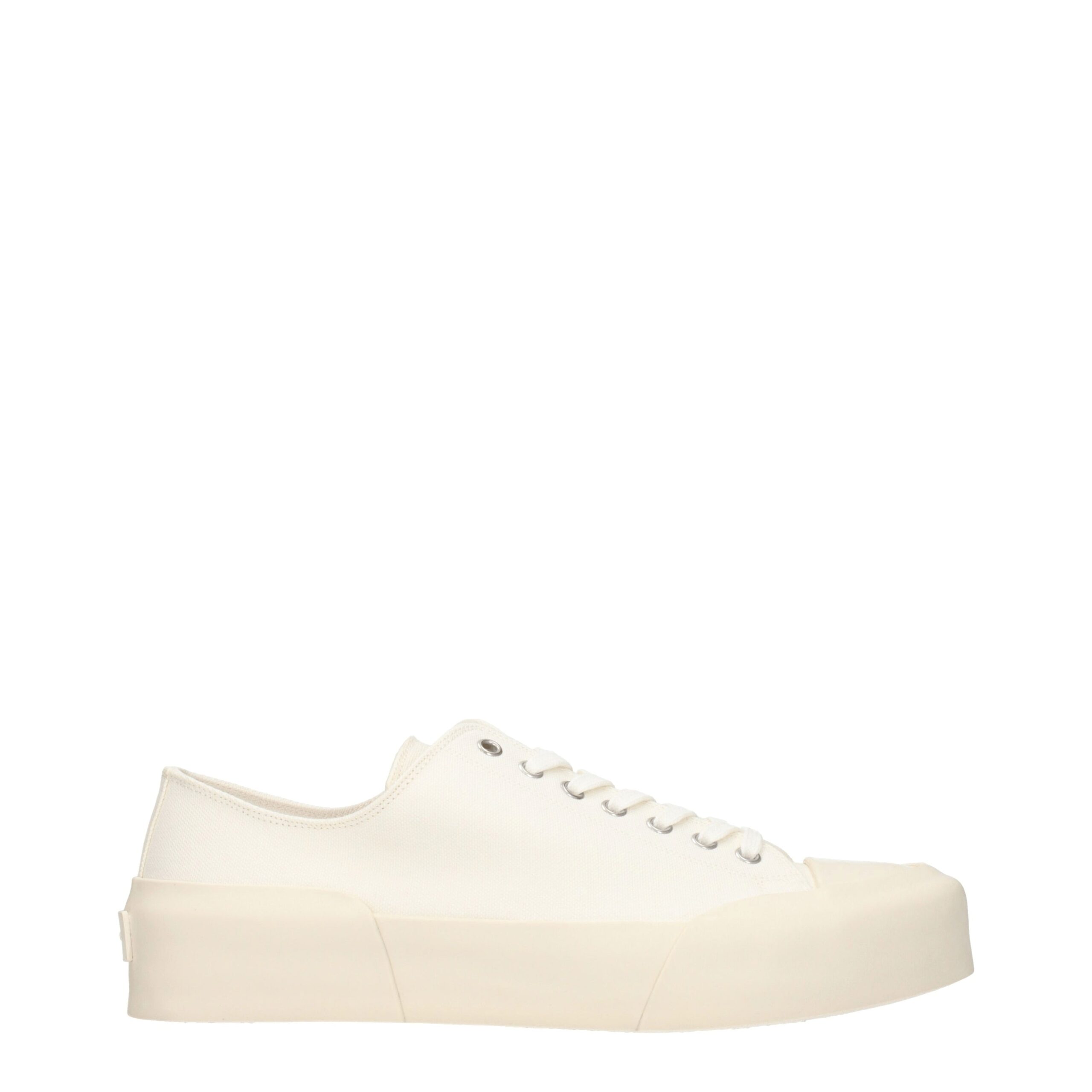 Beige Fabric Low Tops
