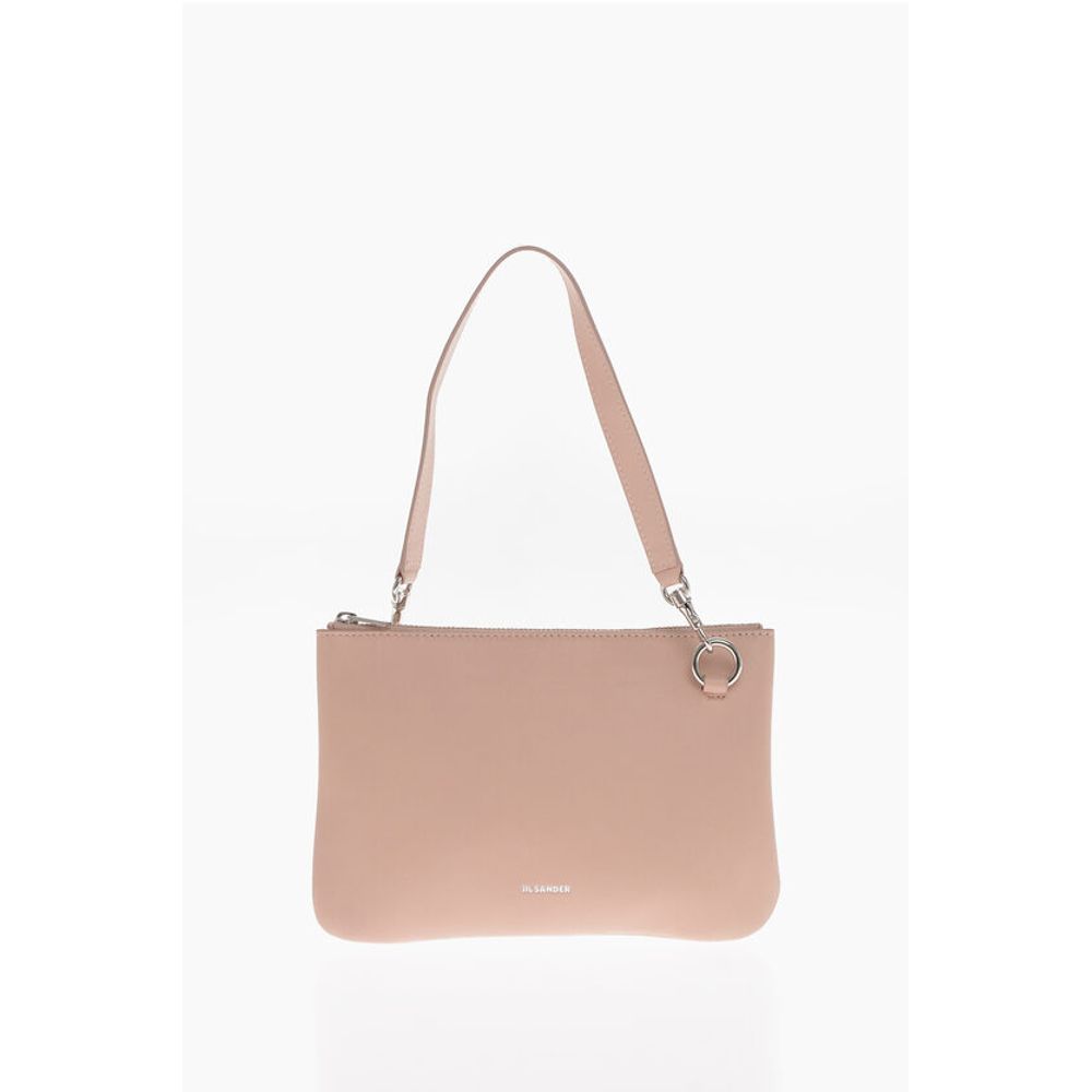 Leather Clutch with Removable Strap
