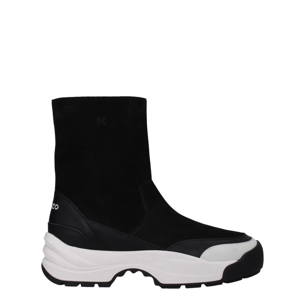 Black Leather Ankle