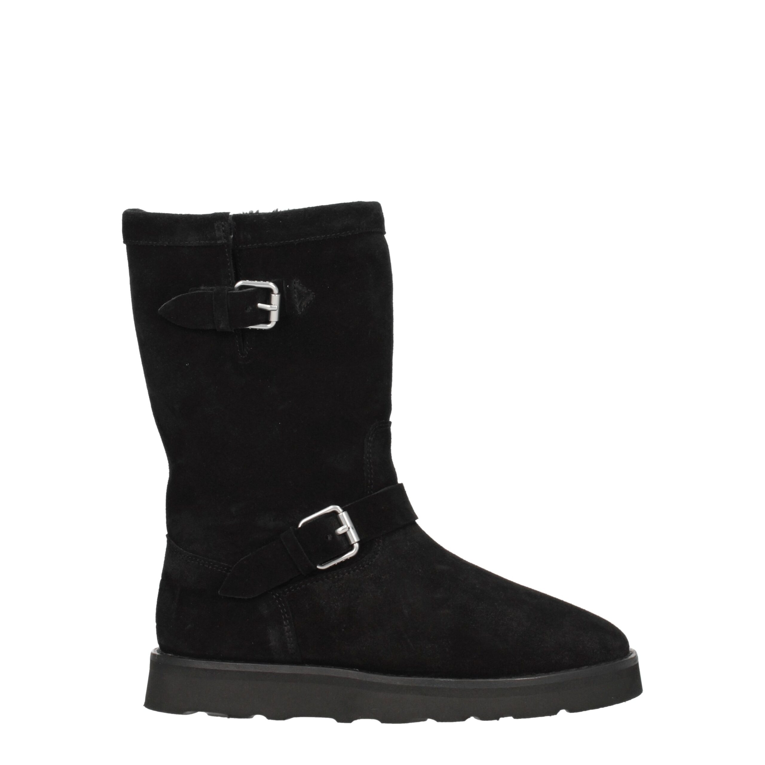 Black Leather Ankle