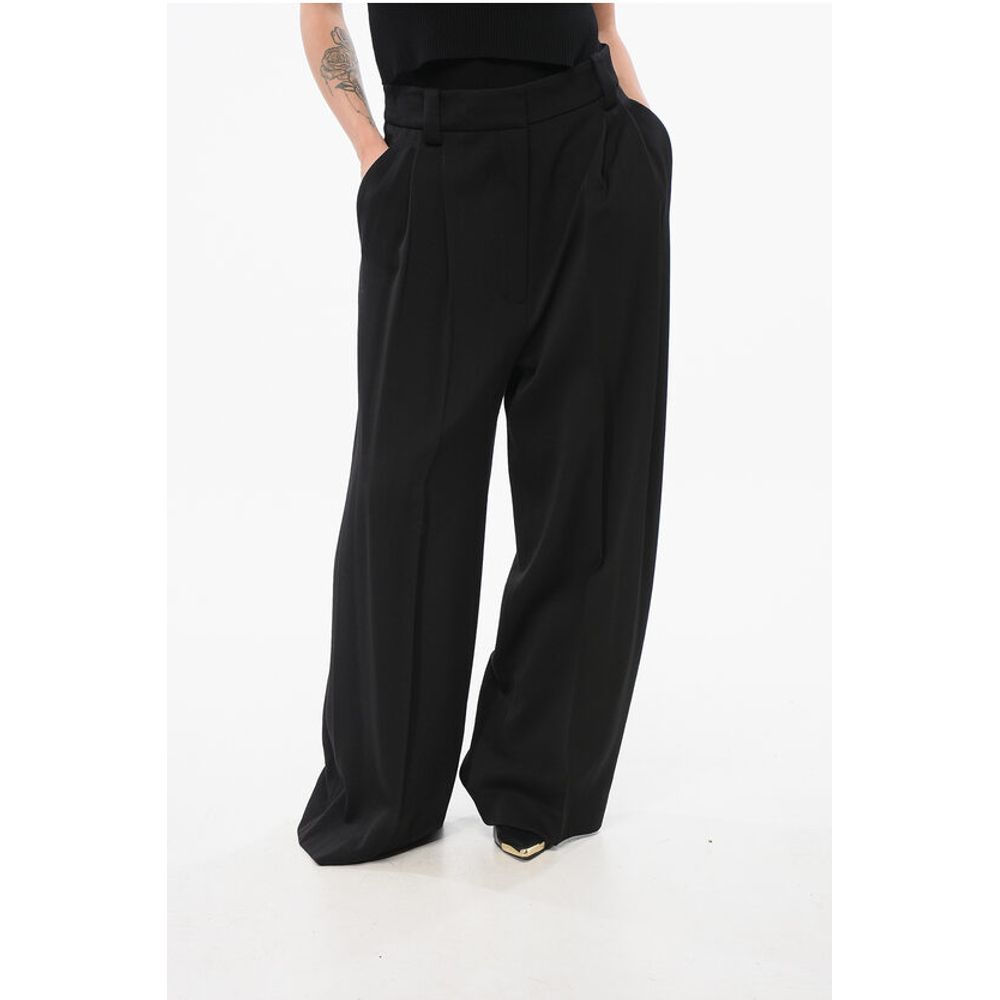 Pleated Palazzo Pants