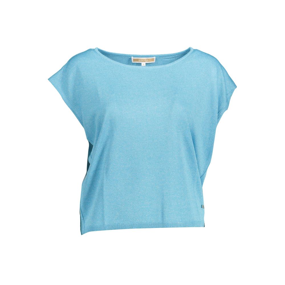Blue Polyester Tops & T-Shirt