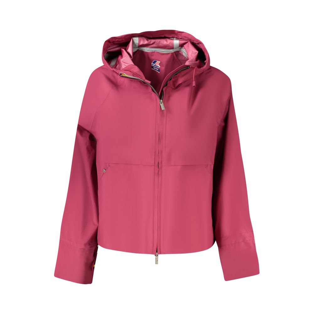 Purple Polyester Jackets & Coat