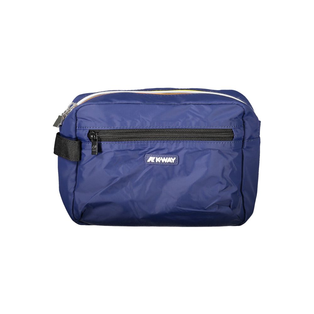Blue Polyamide Men Leather Accessory