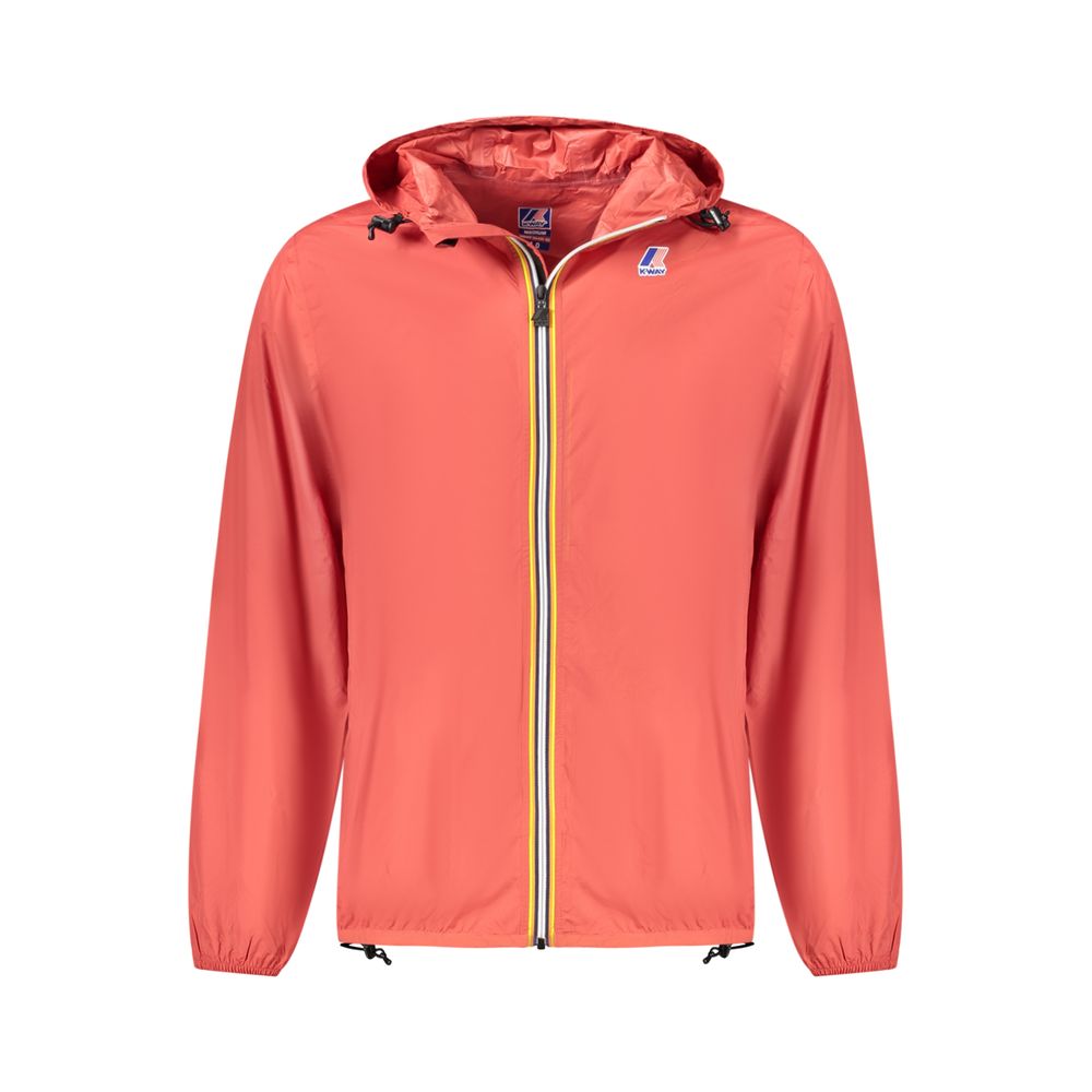 Red Polyamide Men Jacket