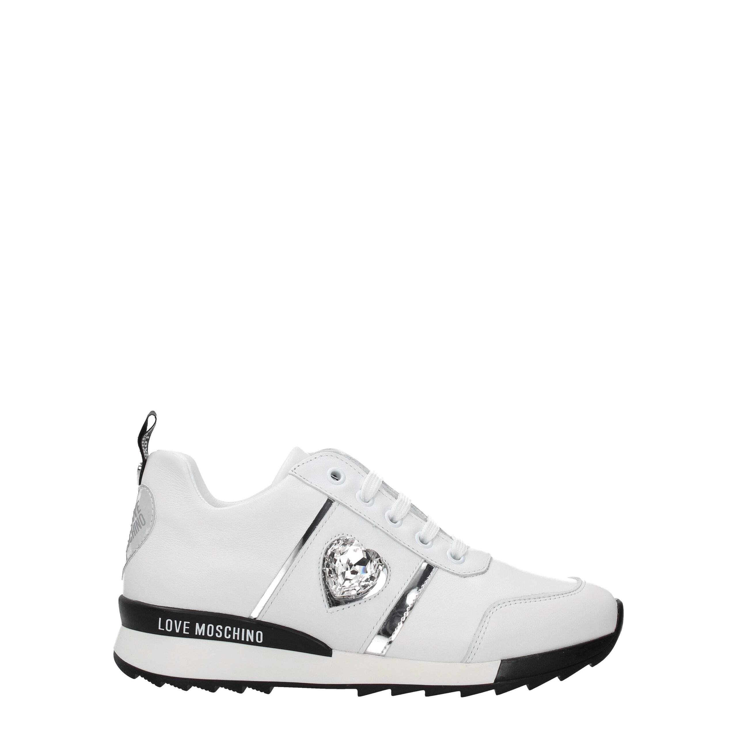 White Leather Low Tops