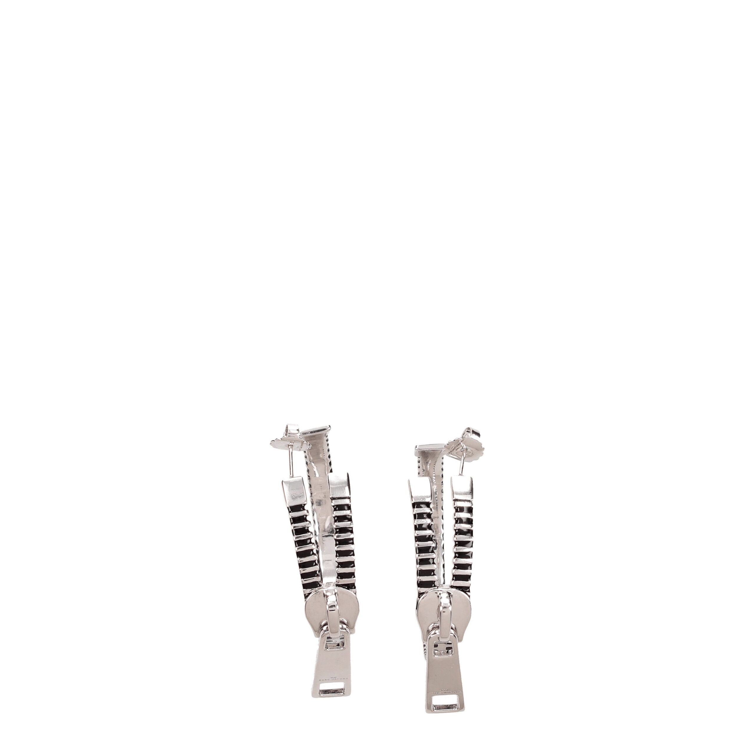 Gray Silver Earring