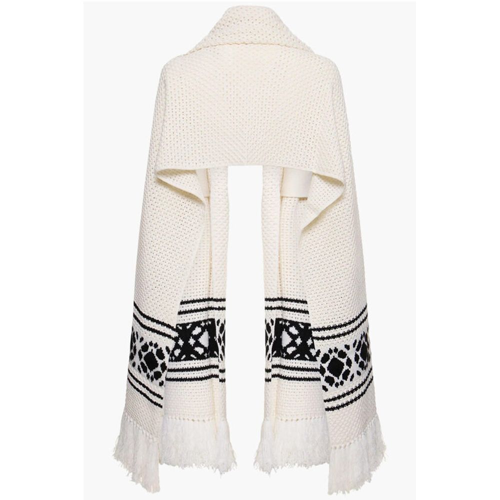 Crochet Wool and Cashmere PEPLO Scarf