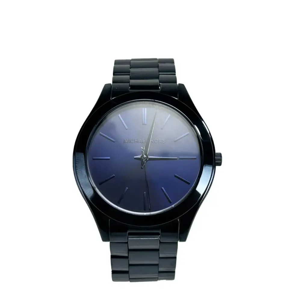 Slim Runway Stainless Steel Watch MK3419 Blue
