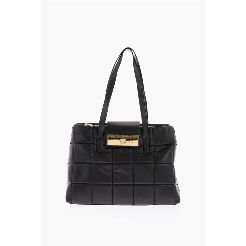 LOVE Faux Leather Padded Tote Bag