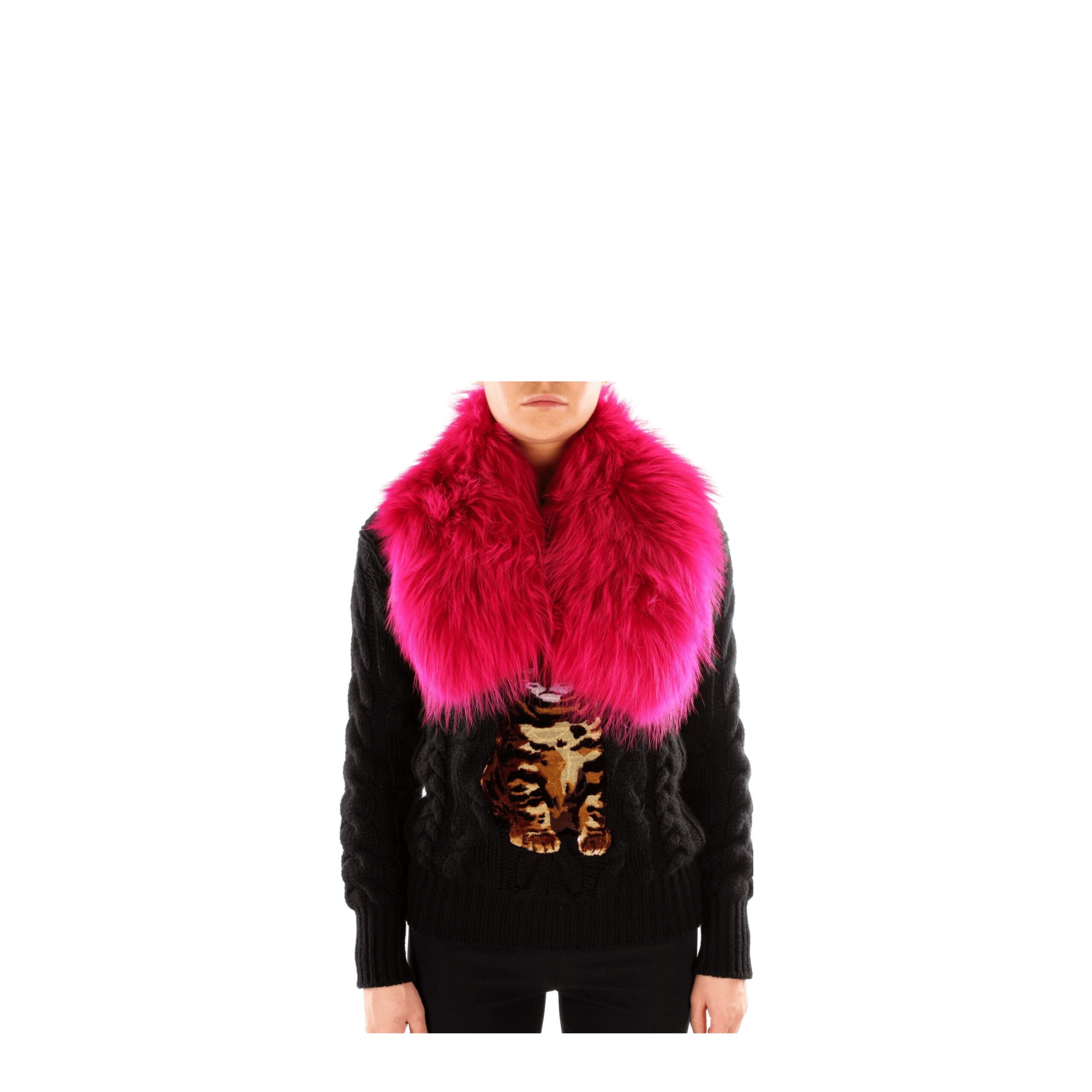 Pink Fur Foulards