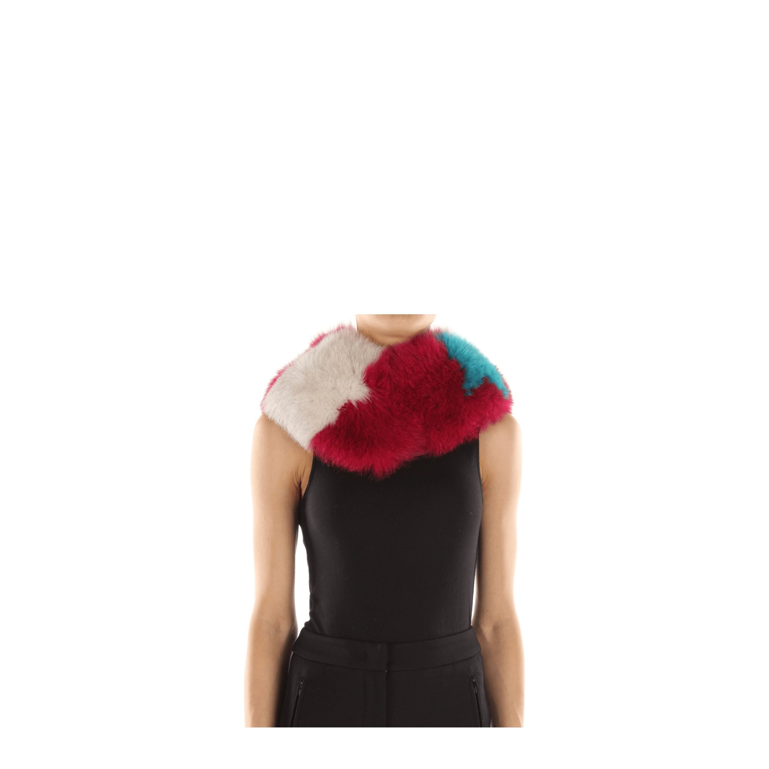 Pink Fur Foulards