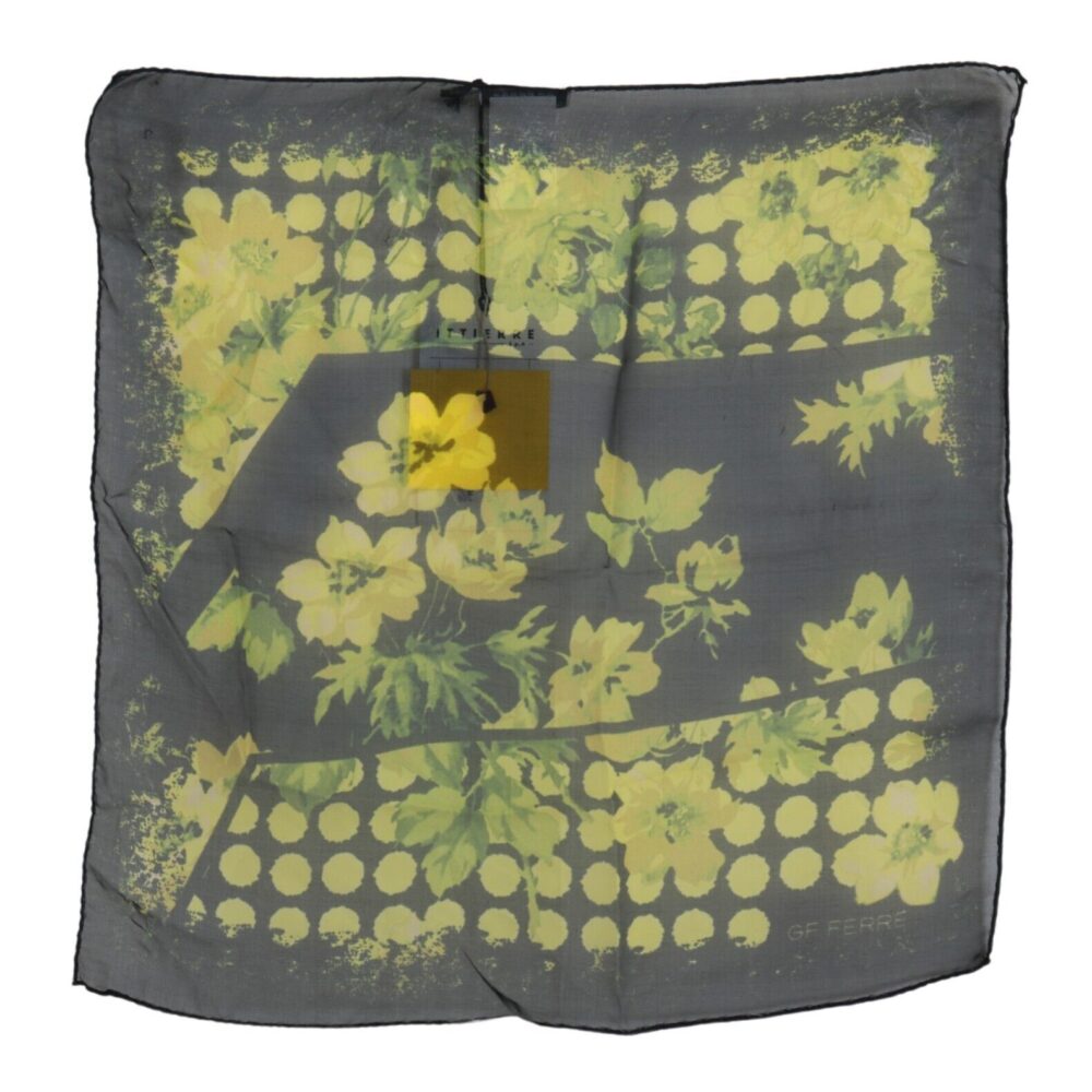 Elegant Floral Silk Scarf