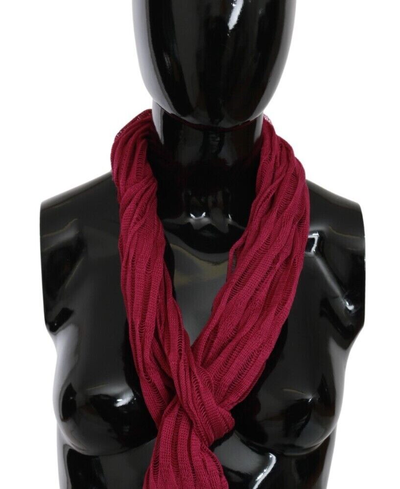 Bordeaux Elegance Foulard Shawl Scarf