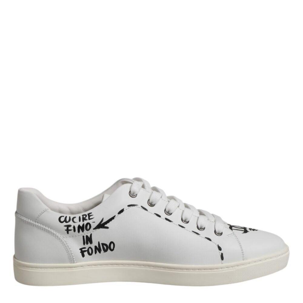 White London Calf Leather Men Sneakers Shoes