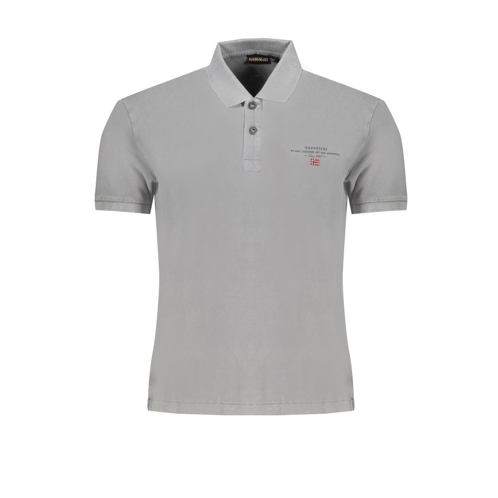 Brown Cotton Men Polo Shirt