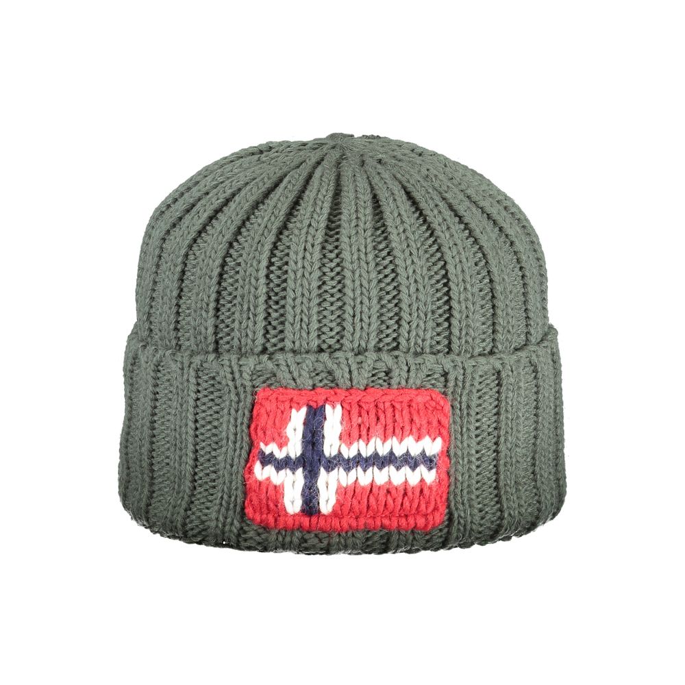 Green Marabou Men Cap