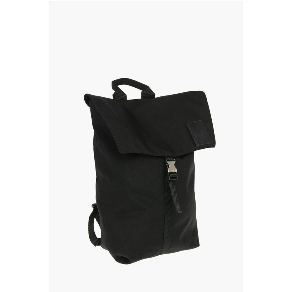 solid color nylon CITY FLAP backpack