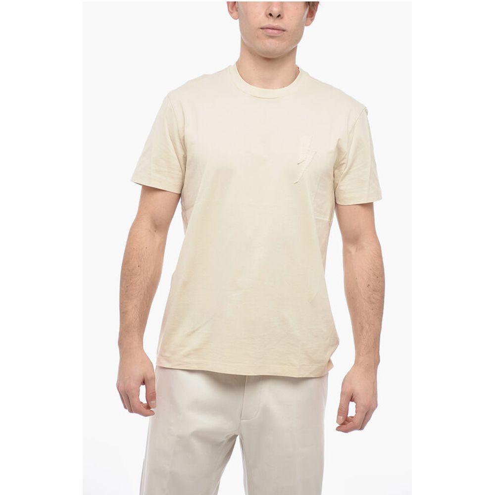 Slim Fit BOLT BADGE T-Shirt with Logo Patch