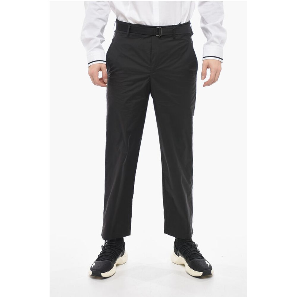 Loose Fit ANDO Pants with Industrial Belt