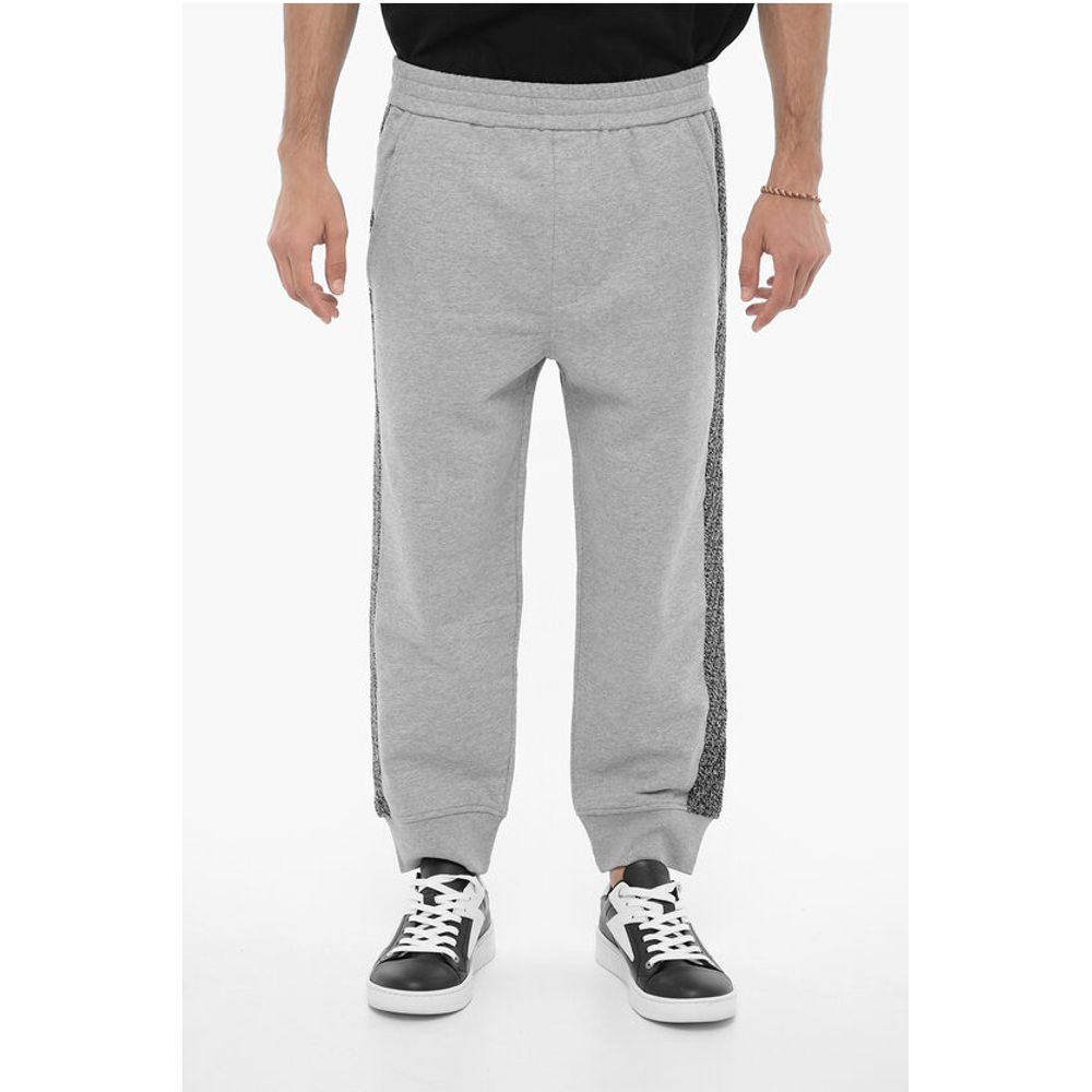 Loose Fit Joggers with Wool Side Bands