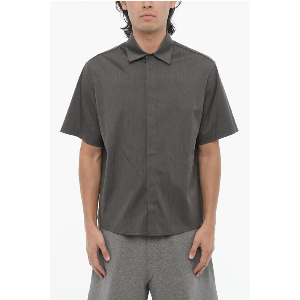 Short Sleeved Loose Fit Shirt