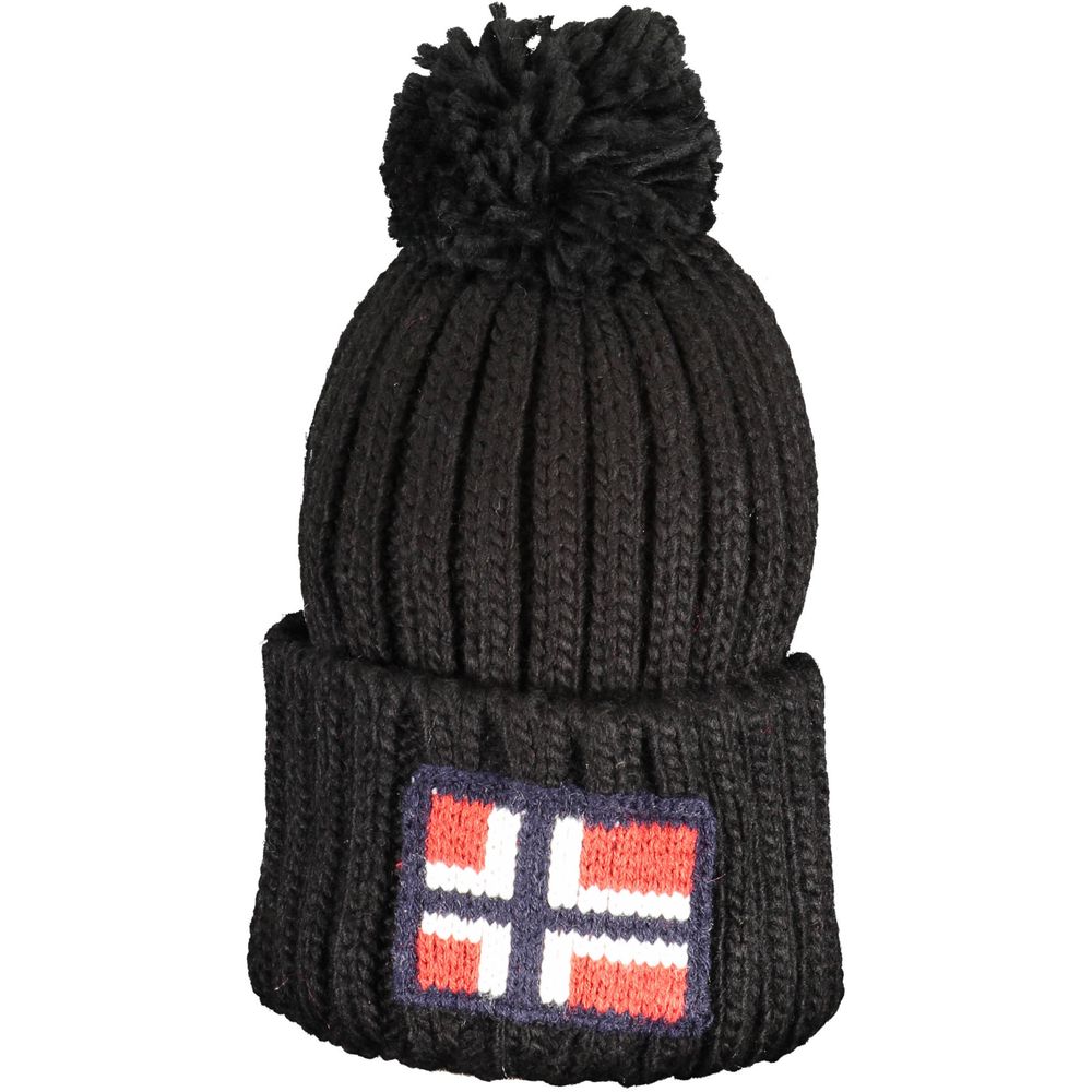 Black Marabou Men Cap